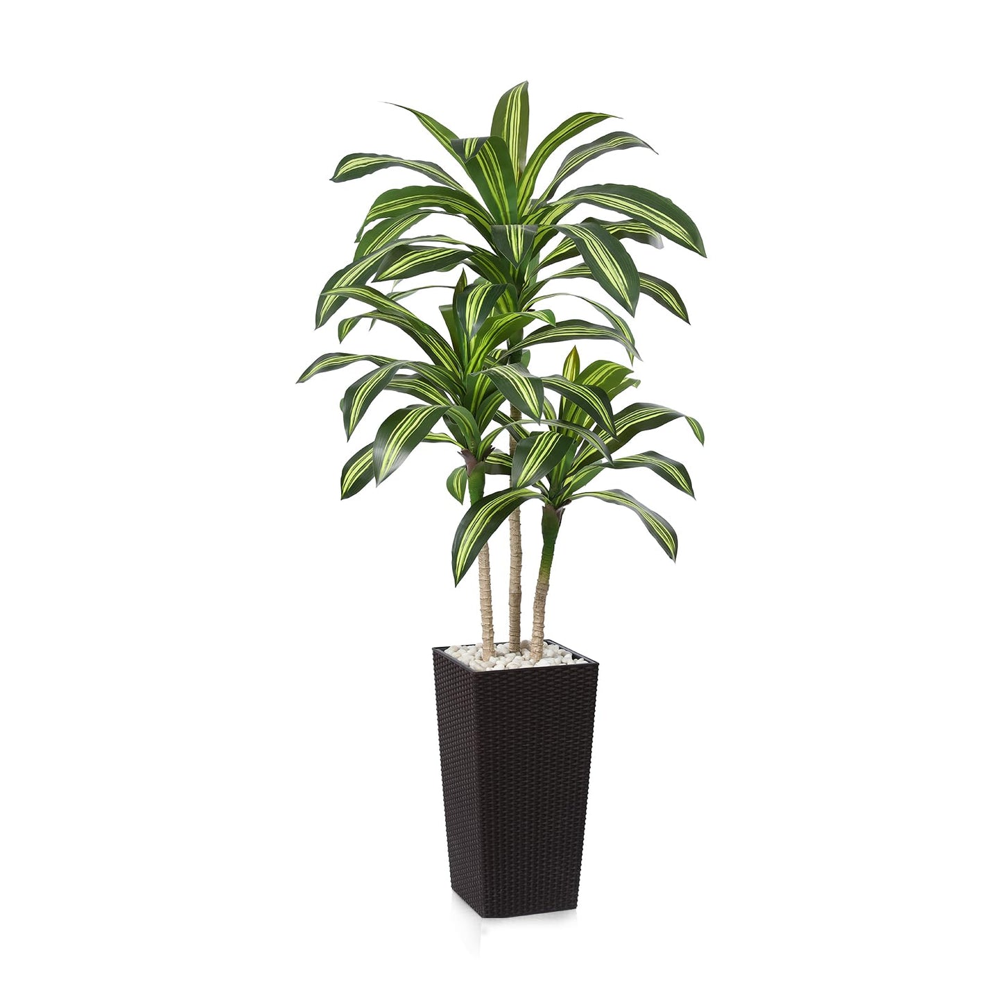 Artificial Dracaena Tree, 6FT UV Resistant  for Indoor & Outdoor, Faux Olive tree