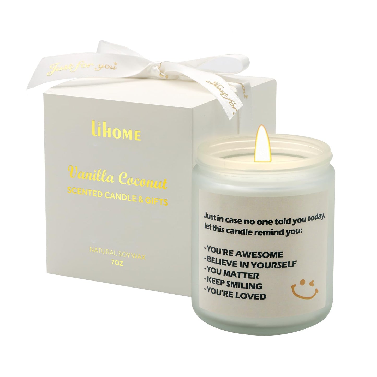 Natural Soy Wax Vanillia Coconut Candles